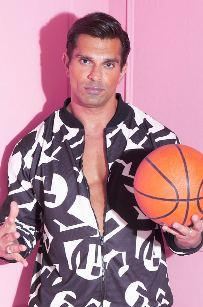 Karan Singh Grover x Gritstones- Digital Printed Tracksuit Co-ord