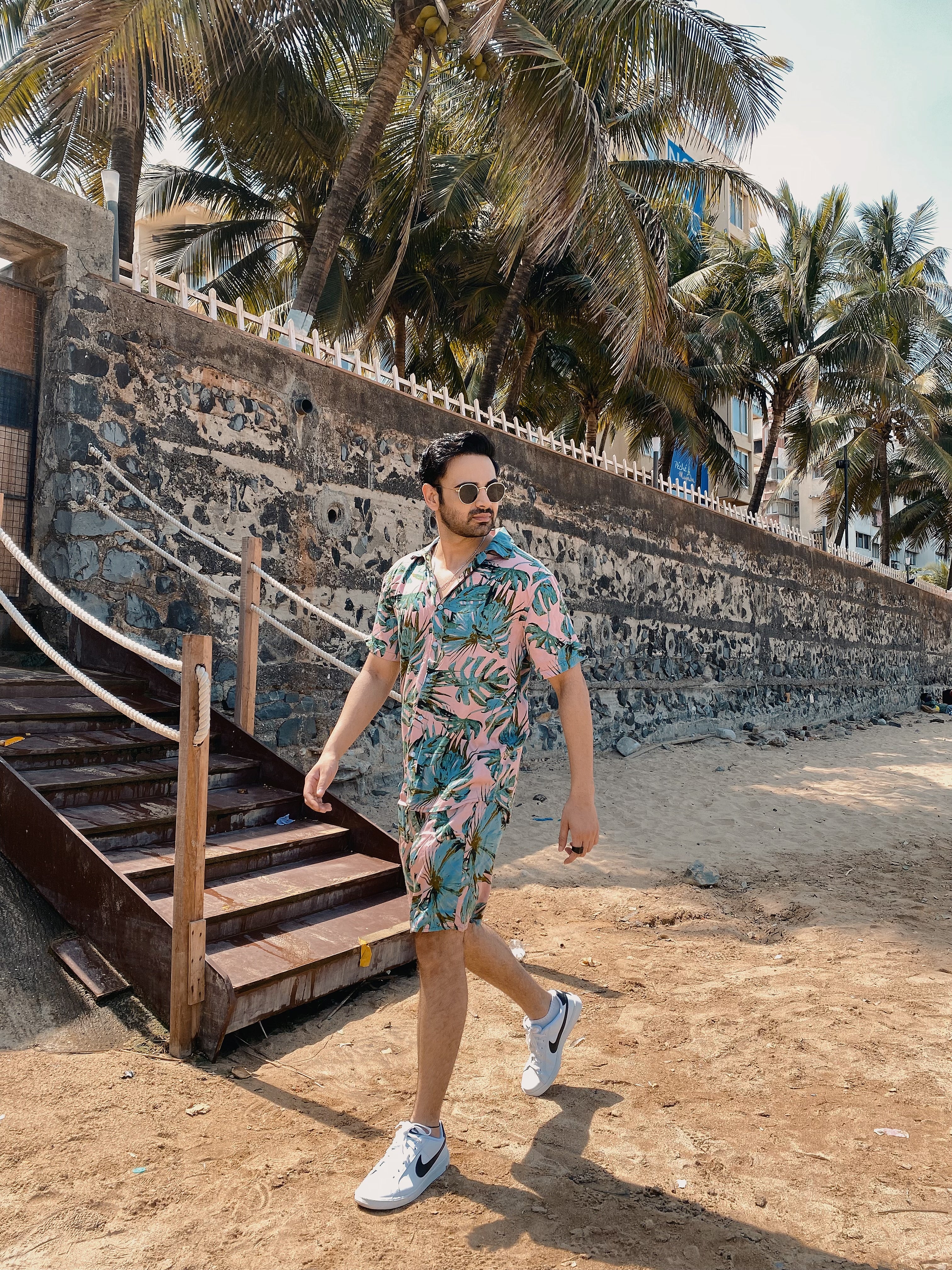 Floral Peach Printed Co-Ord Set