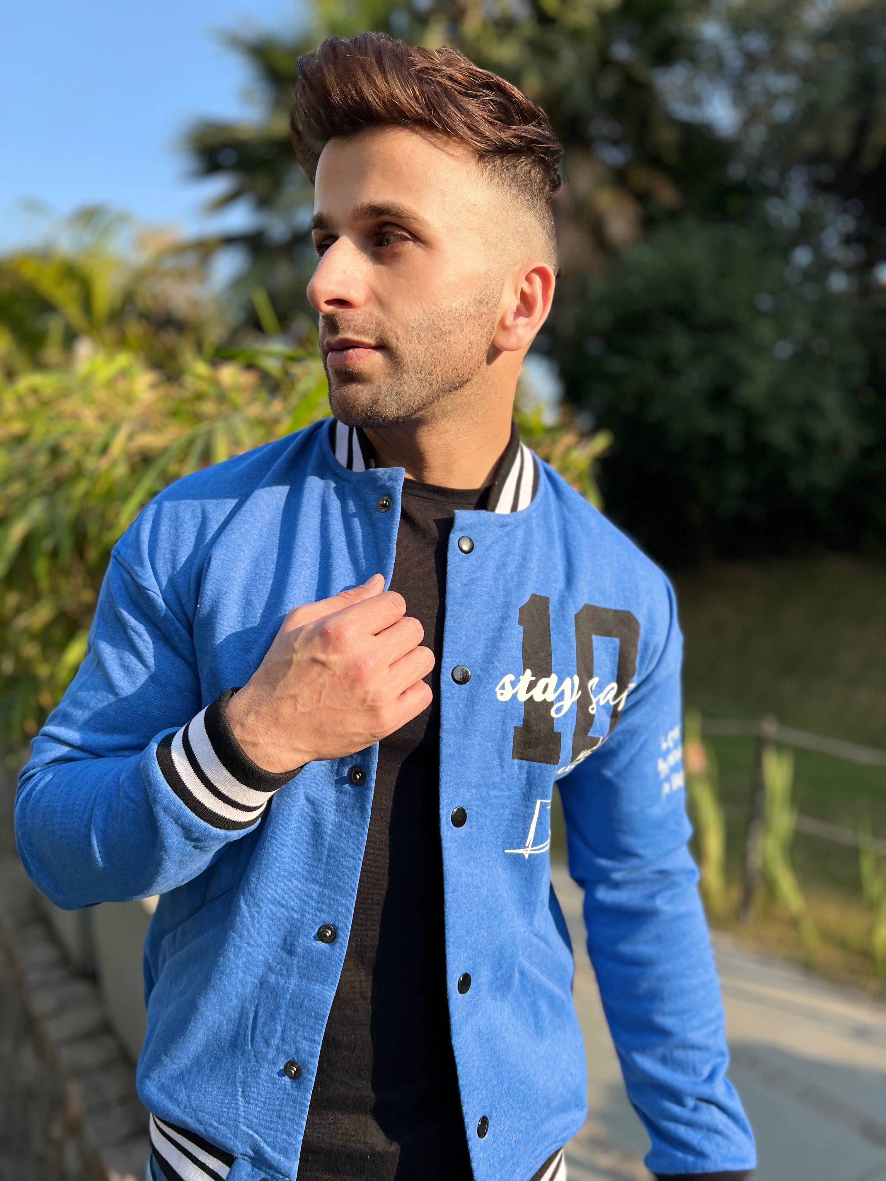 Varsity Cool Blue Sanity Jacket