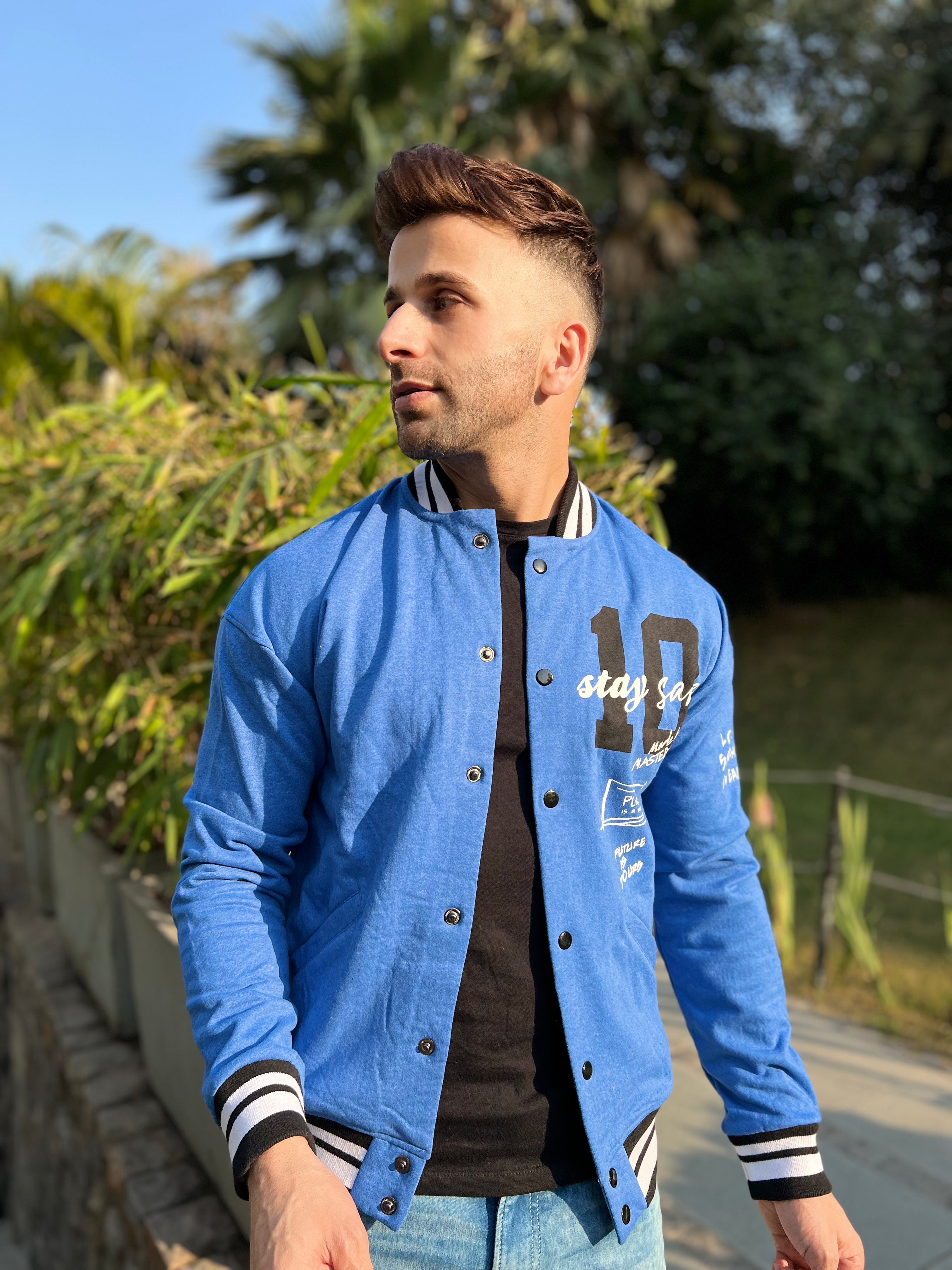 Varsity Cool Blue Sanity Jacket