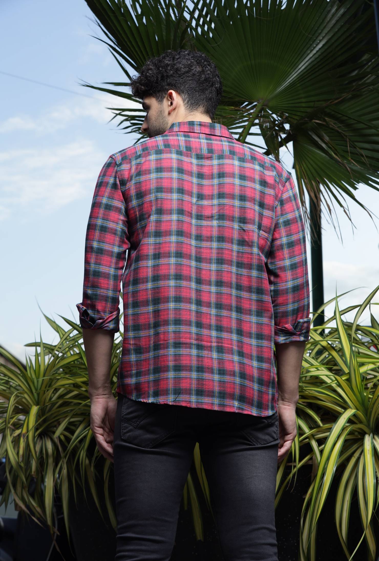 Red Check Double Pocket Shirt