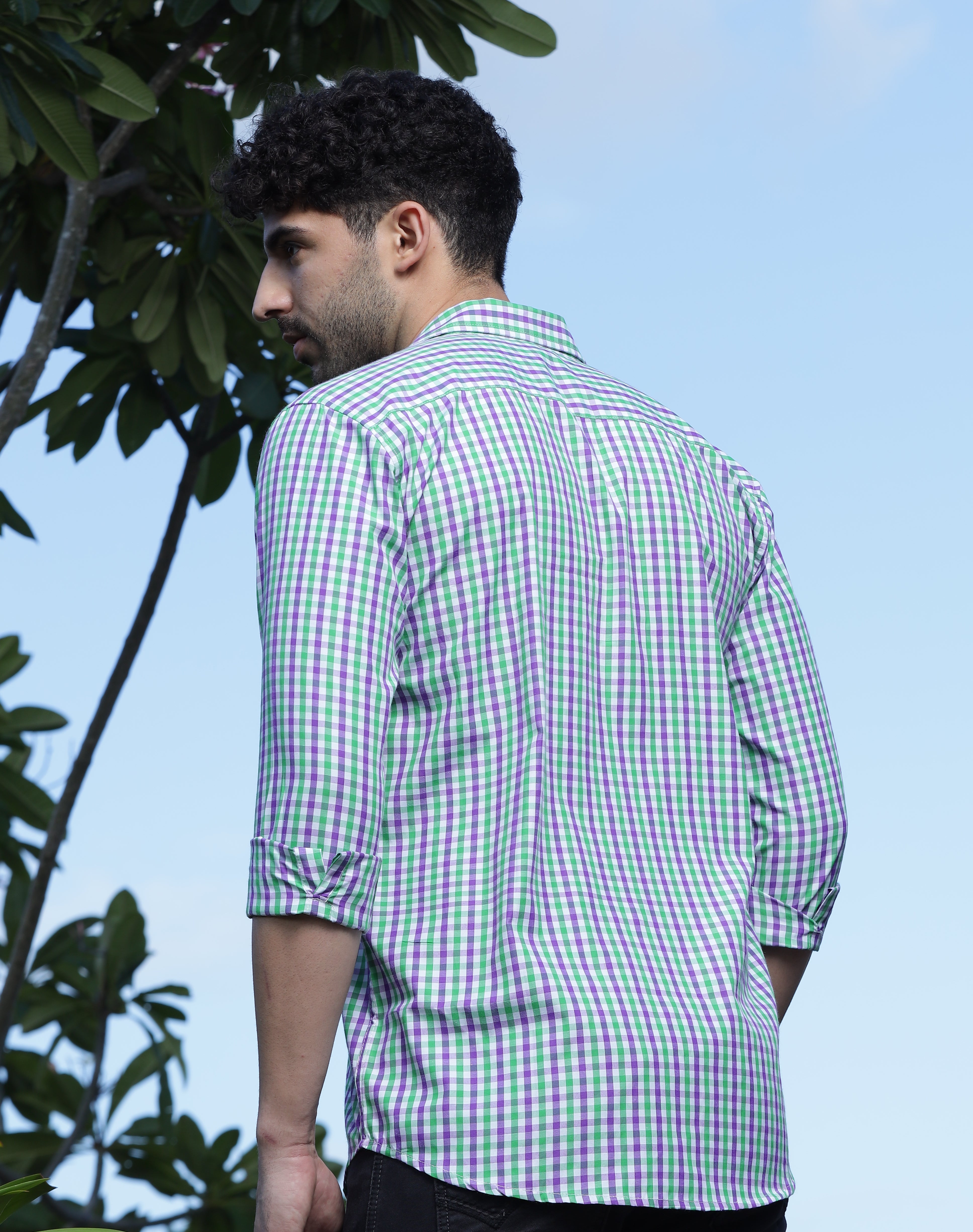 Green Stripe Shirt