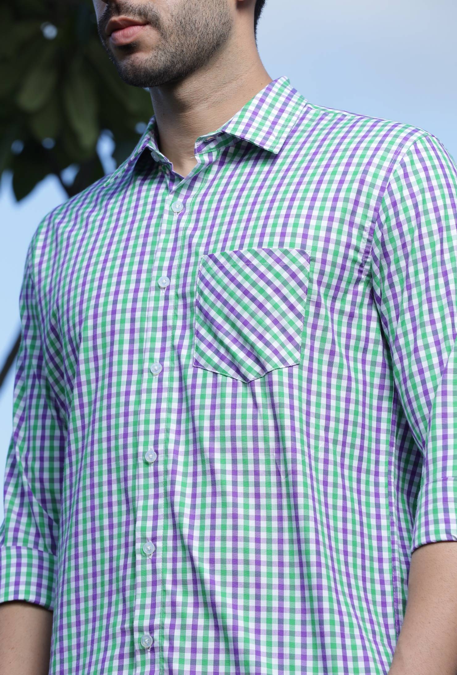 Green Stripe Shirt