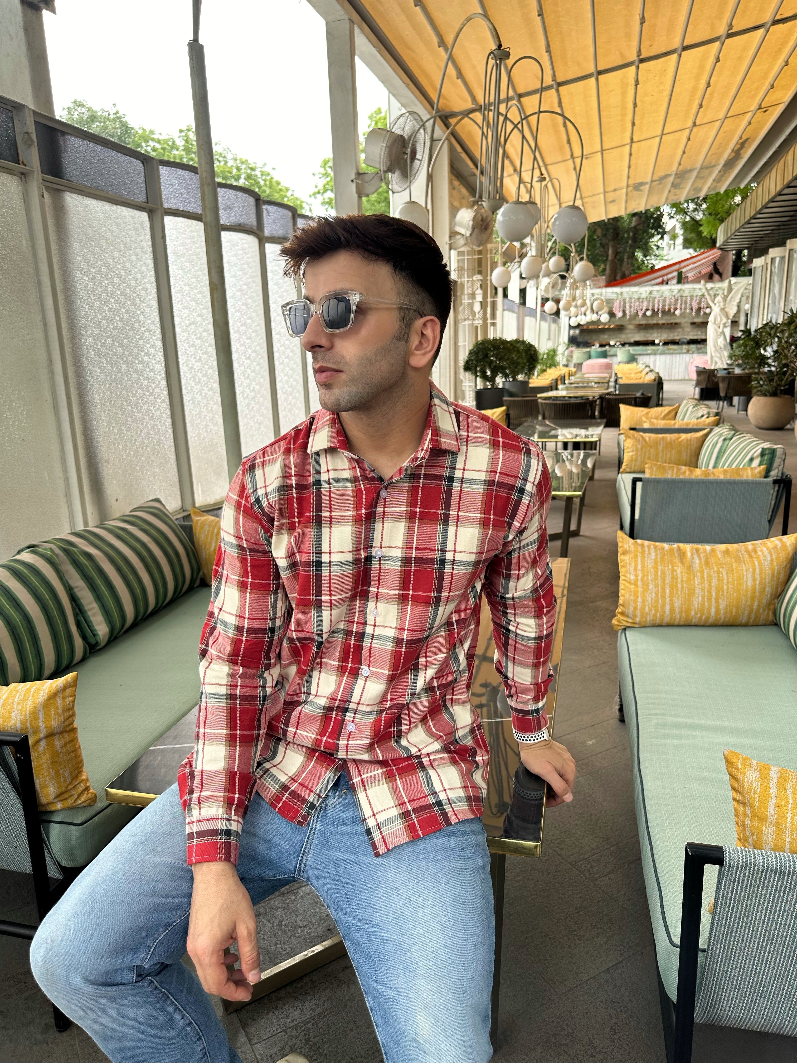 Red Flannel Check Shirt