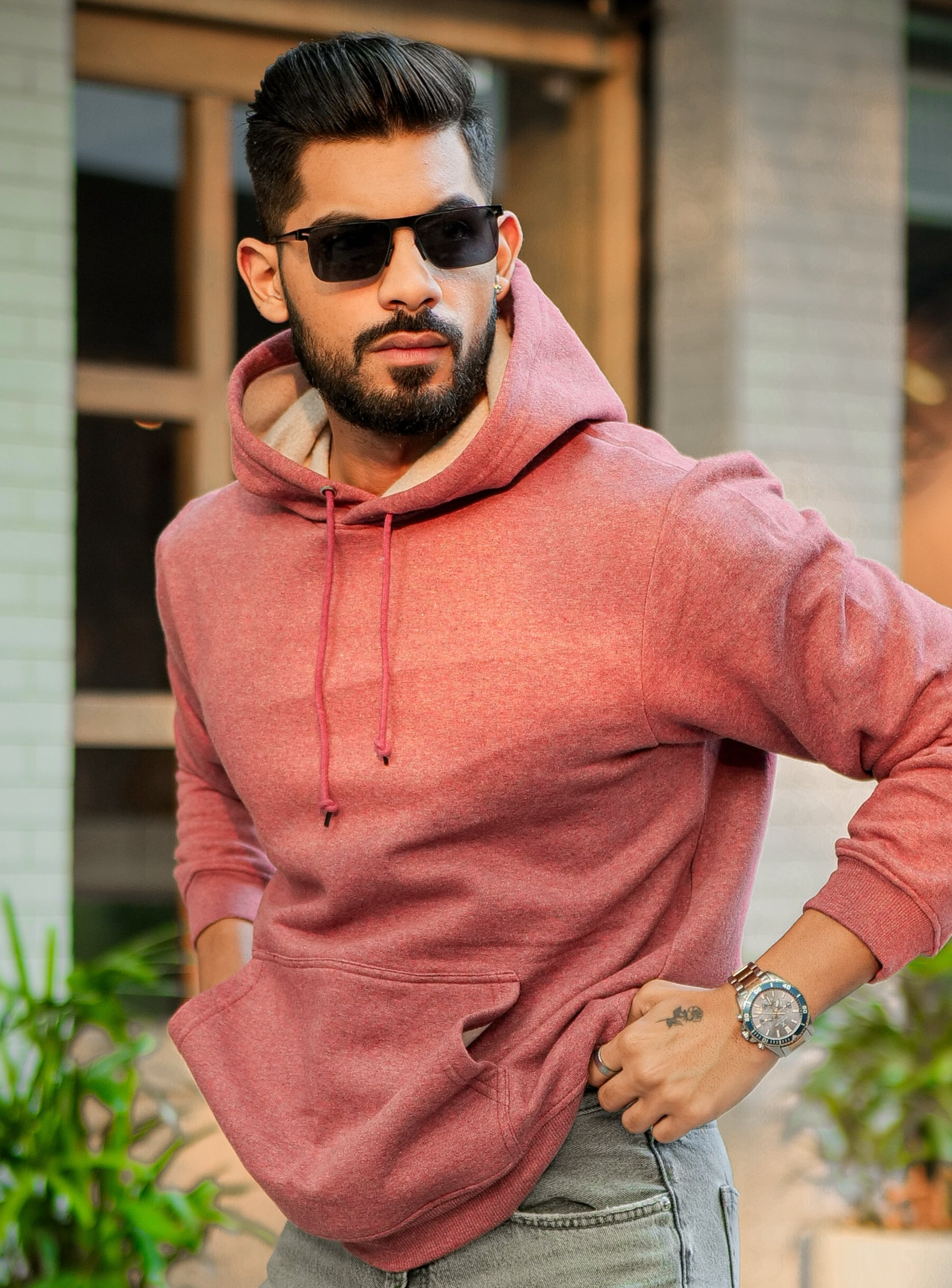 Pink All Terrain Full Sleeve Hoodie