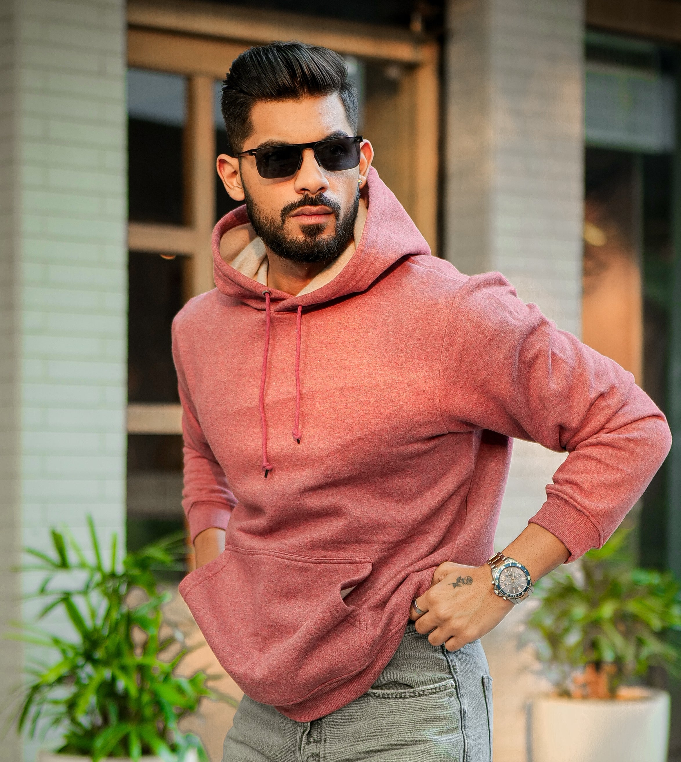 Pink All Terrain Full Sleeve Hoodie