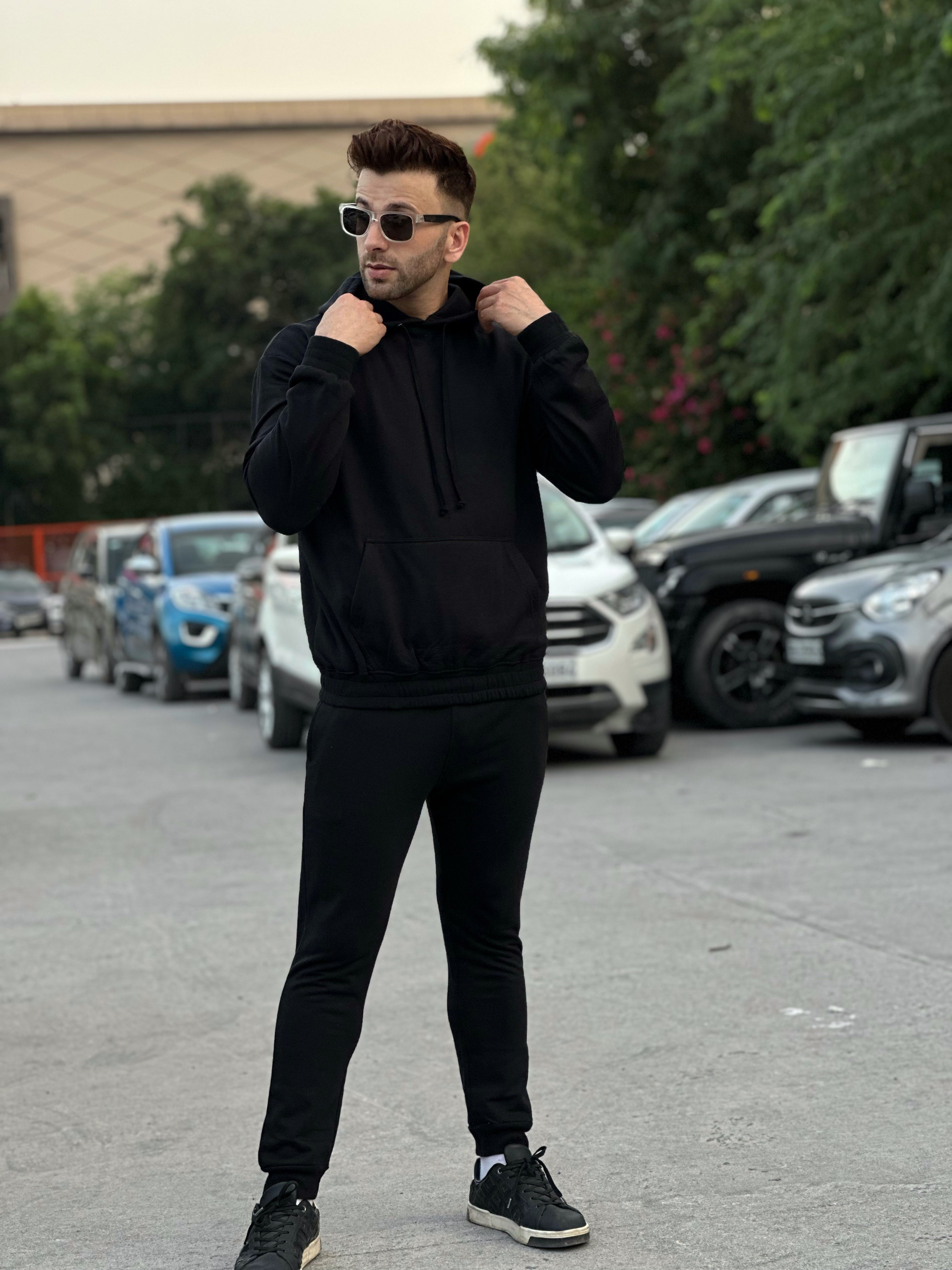 Essential Black Tracksuit Co-Ords