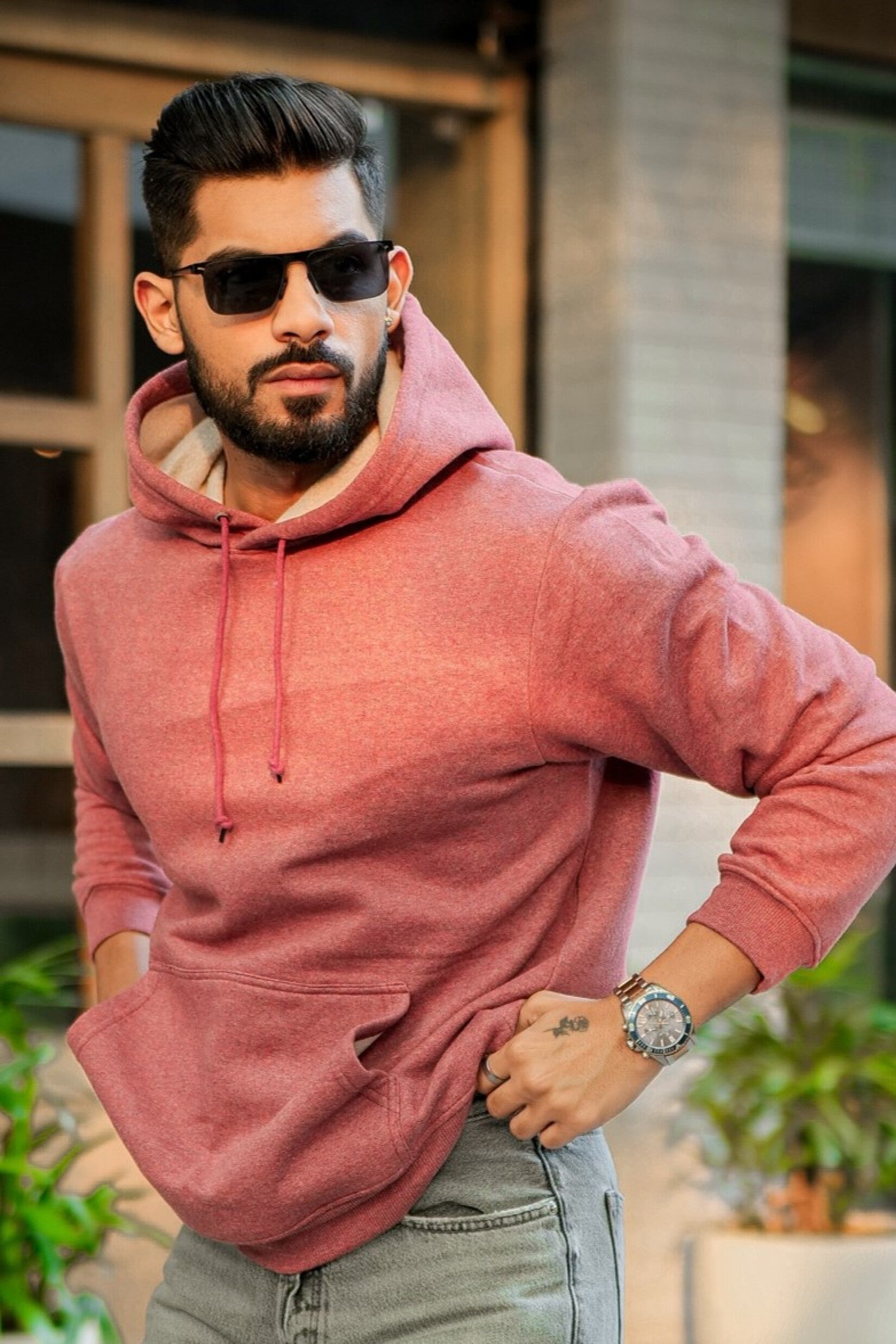 Pink All Terrain Full Sleeve Hoodie